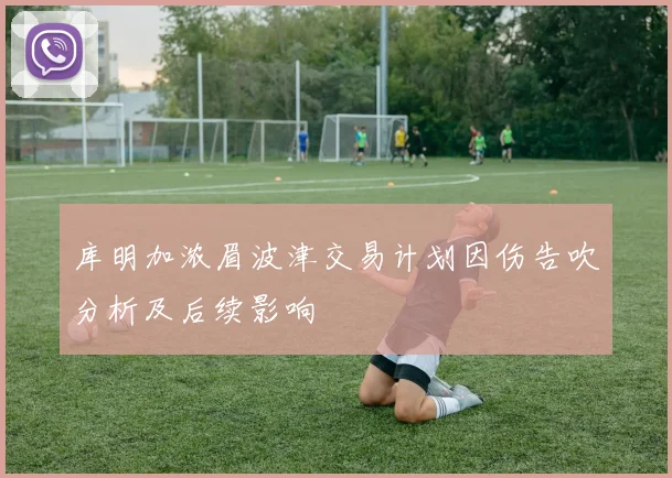 库明加浓眉波津交易计划因伤告吹分析及后续影响